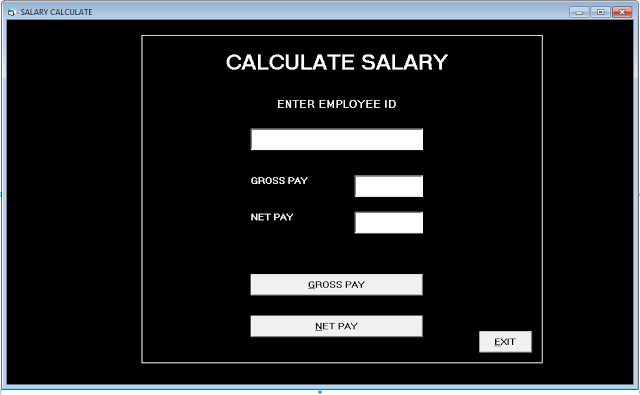 Form Salary - Employee Record Management