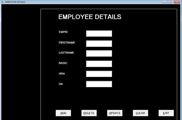 Form Employee Details
