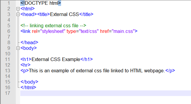 Link CSS to HTML page