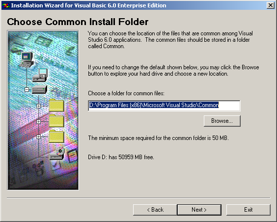 Choose an Install Folder
