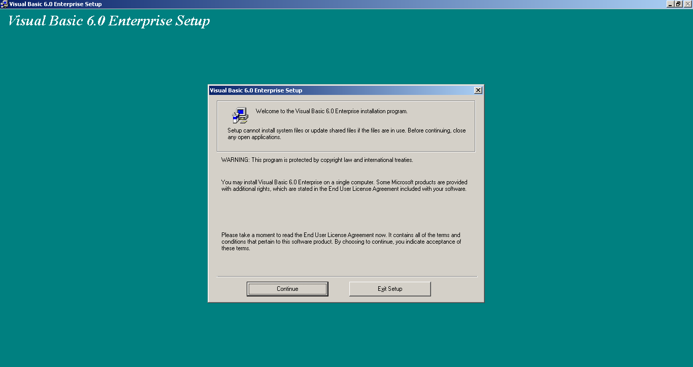 Visual Basic 6.0 Enterprise Edition with serial .zip