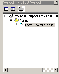 Visual Basics basics - Project Explorer