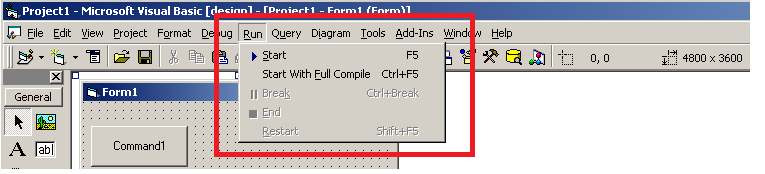 Execution modes in Visual Basic