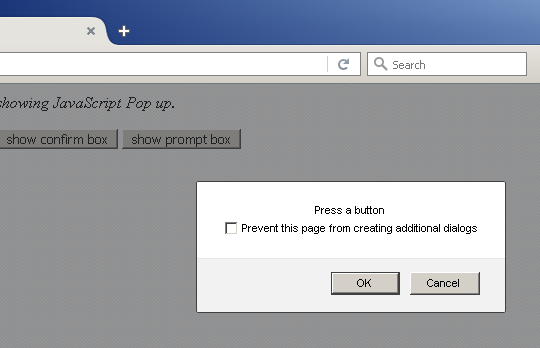 Output 3 - Confirm Box