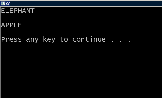 Output - String and Pointer