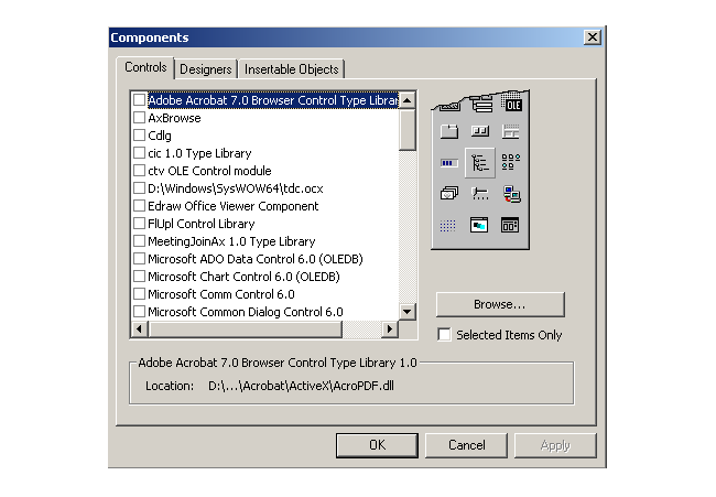 ActiveX Components