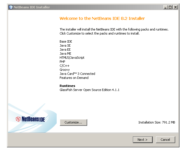 netbeans 8.2 vs 12