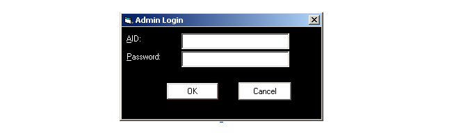 Admin Login Form