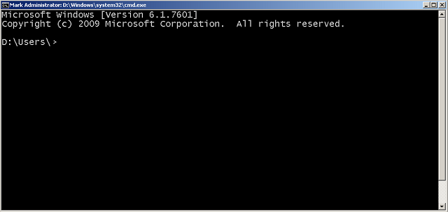 command prompt and ping internal loopback