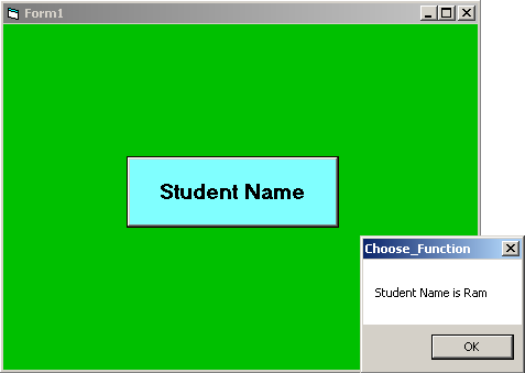 Output - Choose Function