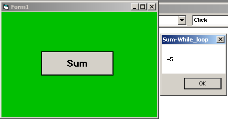 Output - Sum While Loop