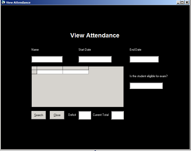 Figure1-Form Design View Attendance