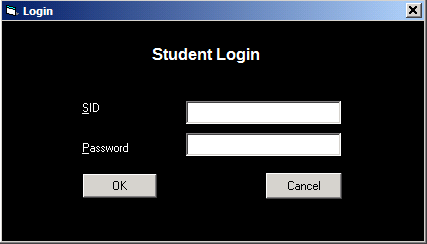 Figure4-Student Login Form