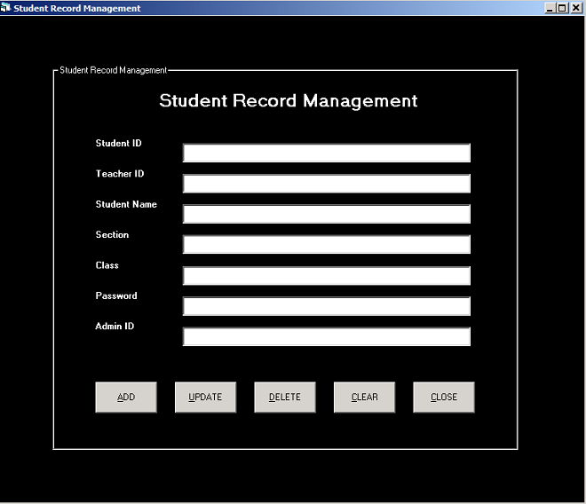 Figure5-Form Design Student Management