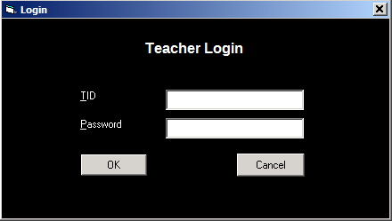 Figure6-Teacher Login Form