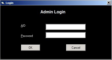 Figure8-Admin Login Form