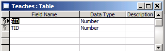 Figure8-Teaches table in Design View