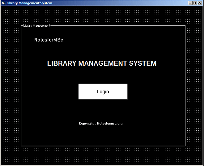 Form Library Management System