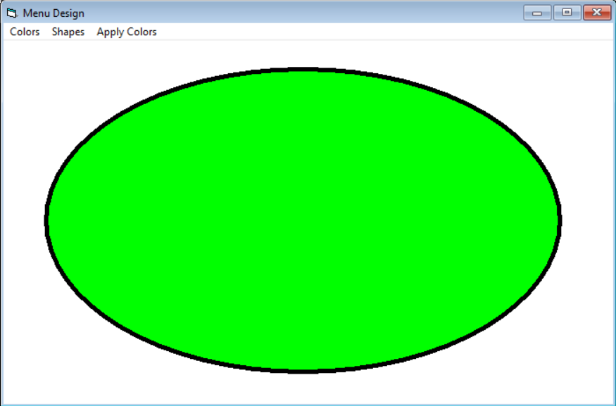 Figure 10 - Apply solid fill of color green